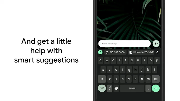 Gboard - the Google Keyboard multilingual typing screen with language selection