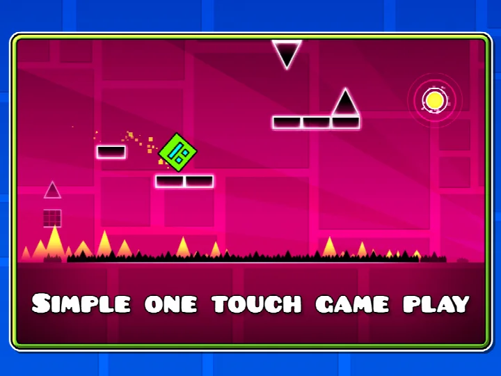 Screen displaying the Deadlocked demon level in Geometry Dash Lite