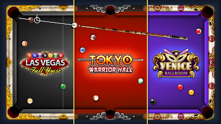 8 Ball Pool tournament bracket screen with entry stakes