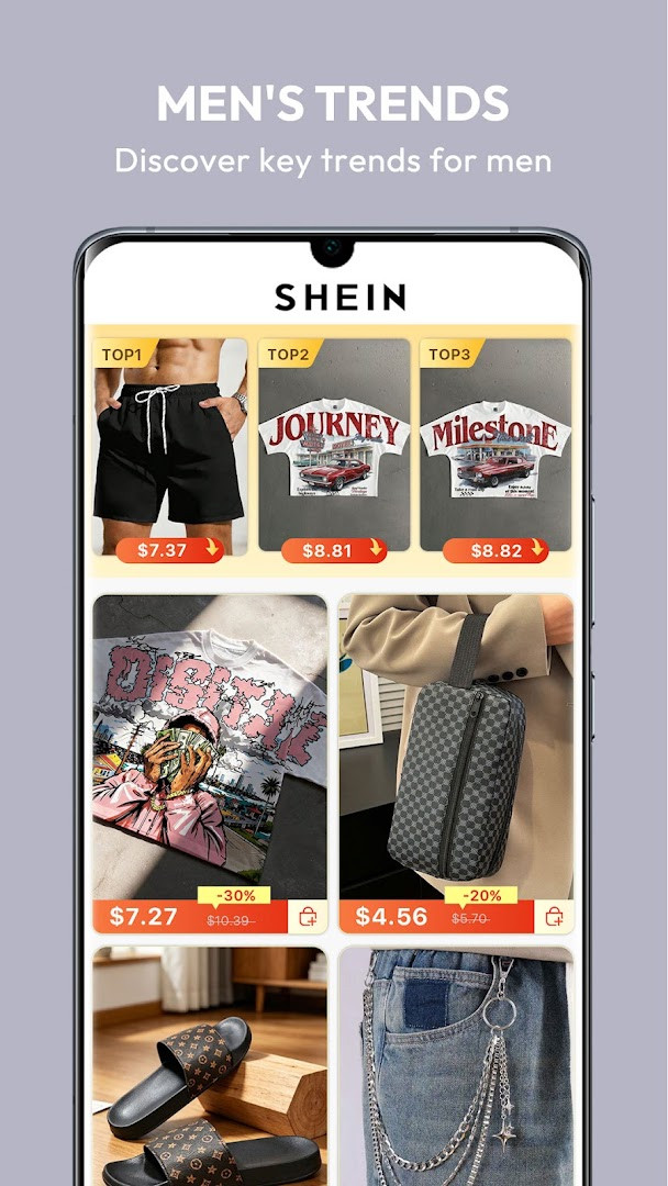 Checkout screen with payment options including credit card and Afterpay