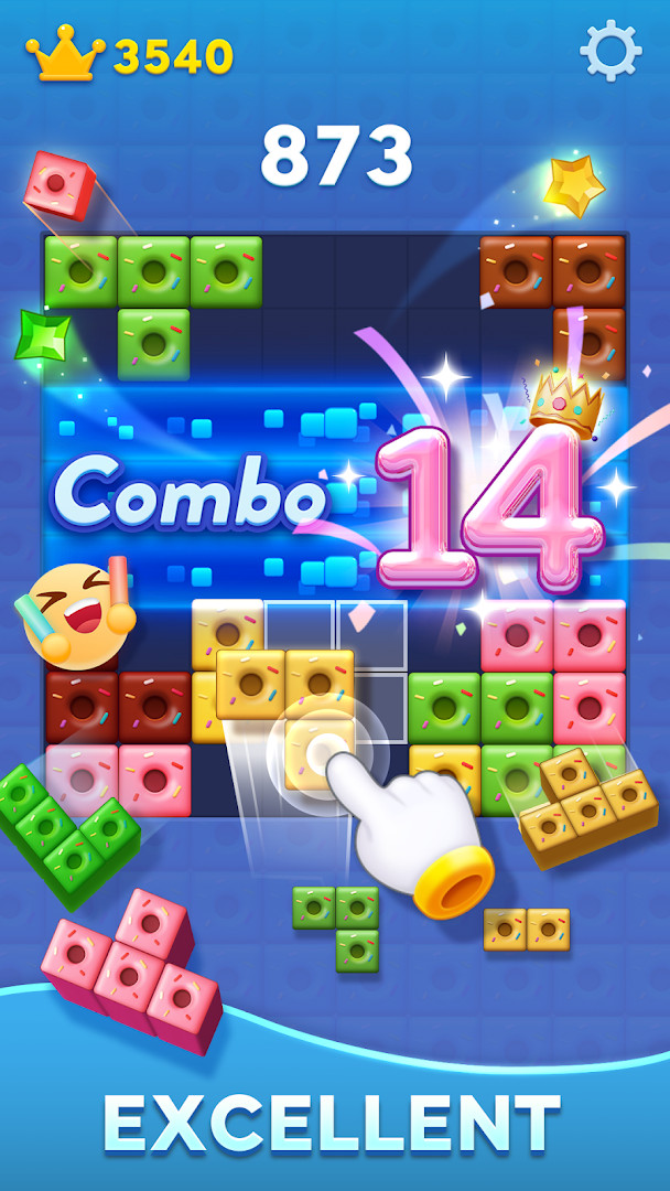 A screenshot of the daily challenge screen with a calendar and today's puzzle goal.