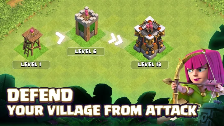 Clash of Clans Builder Base versus battle in real-time multiplayer mode