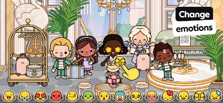 Toca Boca World screenshot of a pet hospital role-play scene