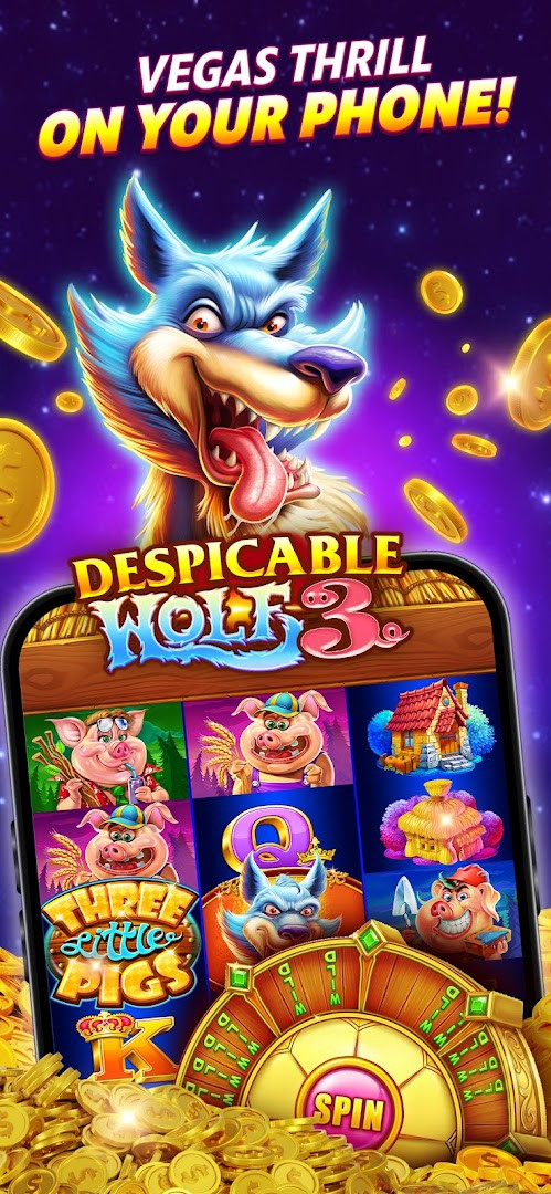 SlotomaniaTM Slots Casino Games screenshot of the Sloto Album collection with unlockable Slotocards and mini-games