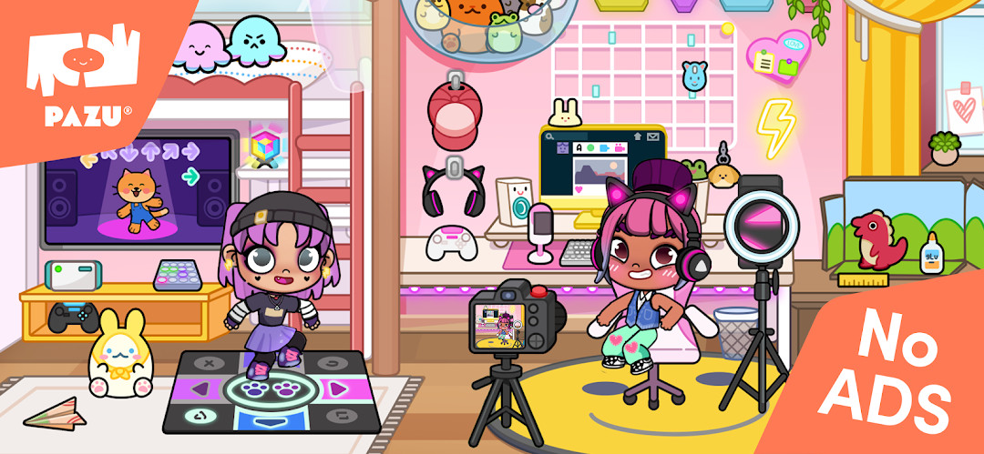 Avatar World ® avatar creator with outfit, hairstyle and accessory options