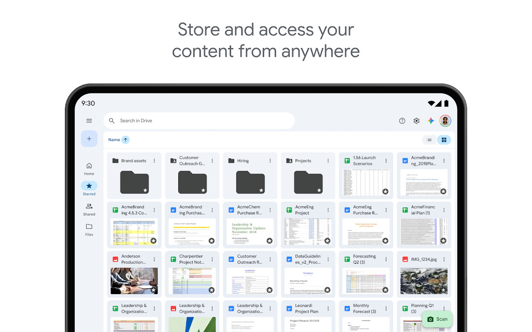 Sharing settings panel with permission options for a folder