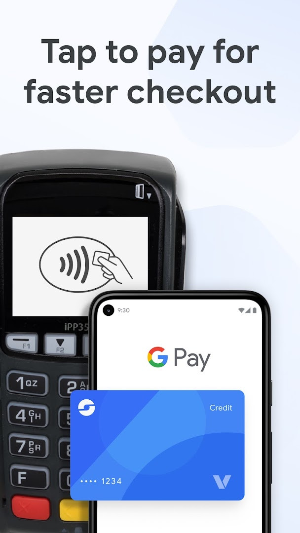 Google Wallet screen for adding a credit or debit card.