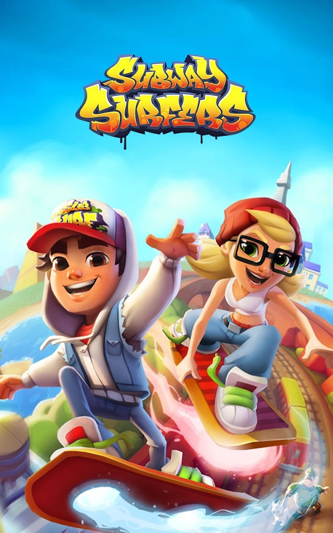 Subway Surfers challenge and rewards menu with friend leaderboard