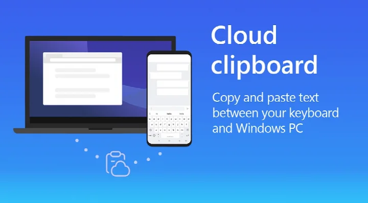 Microsoft SwiftKey AI Keyboard theme customization with photo background